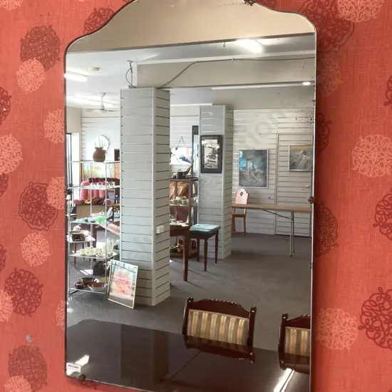 Vintage Dome Topped Mirror, 46 x 70.5cm