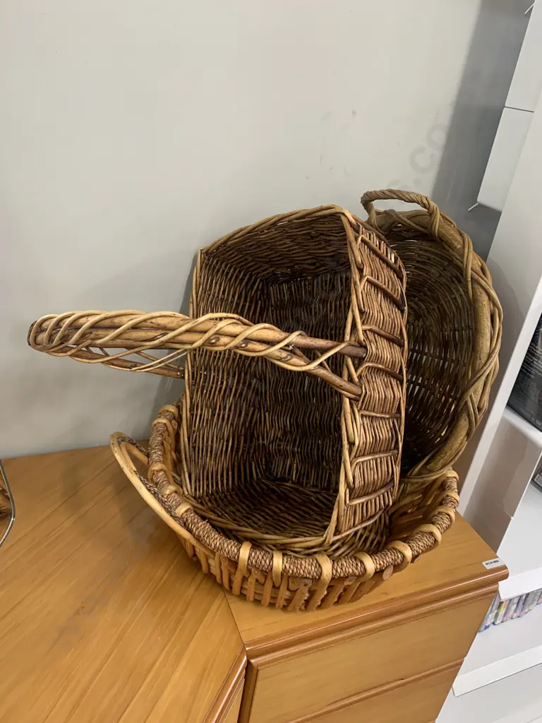 Assortment of Cane Baskets Image 1++