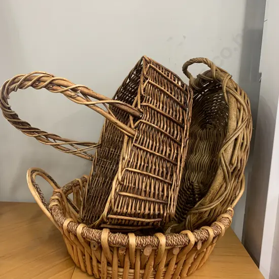 Assortment of Cane Baskets
