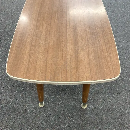 Retro Vintage Coffee Table, Formica Top With Gilding Edge, H40 W61 D40cm
