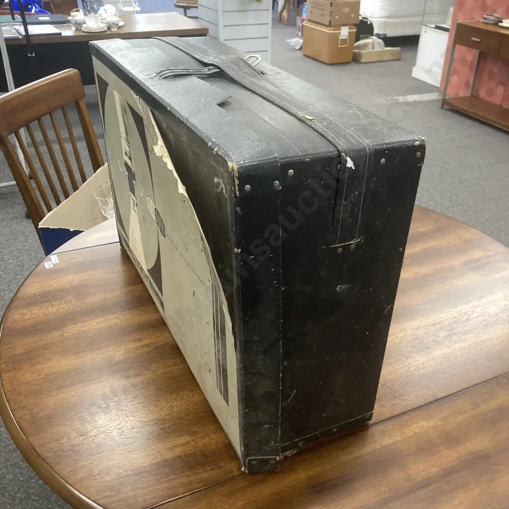 Vintage Meopta Opemus III Darkroom Photo Enlarger With Original Carry Case Image 1++
