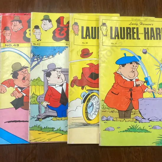 Vintage Larry Harmon's Laurel & Hardy #26, 36, 42, 43, 64 Comics