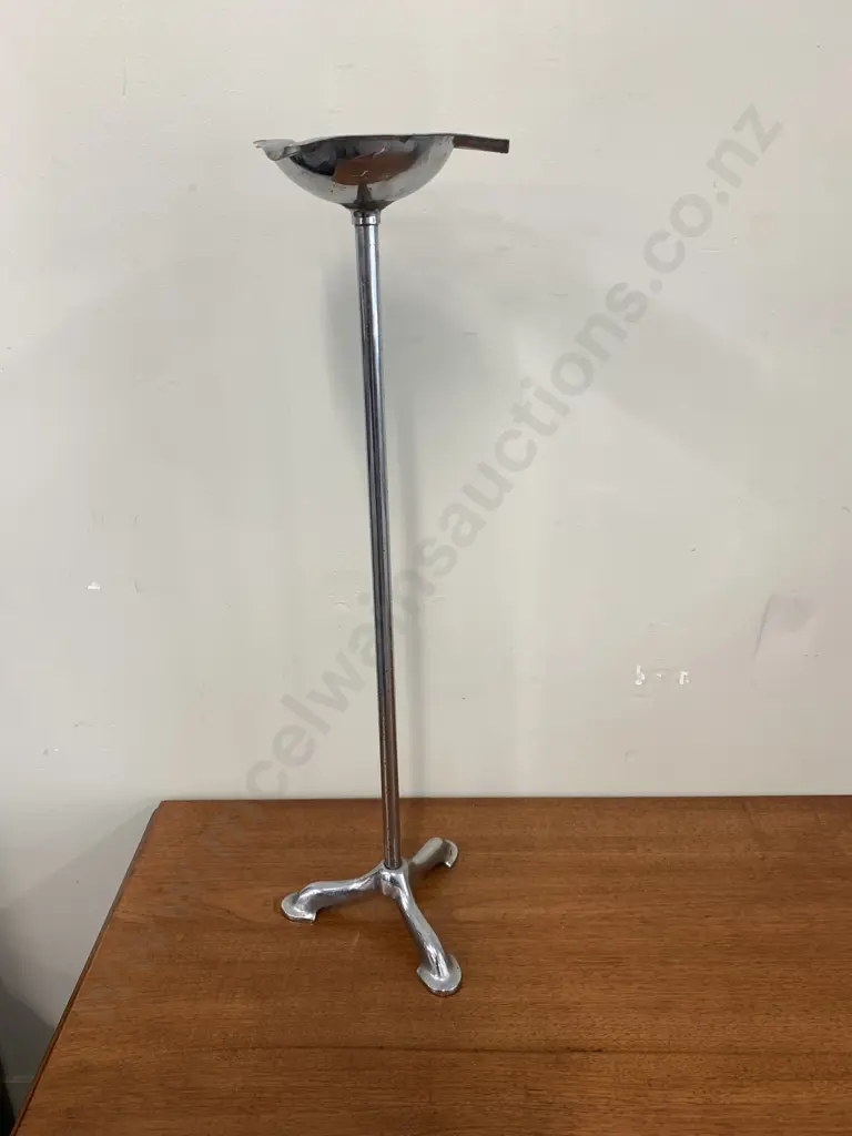 Retro 3 Leg Floor Standing Ashtray, H54cm Image 1++