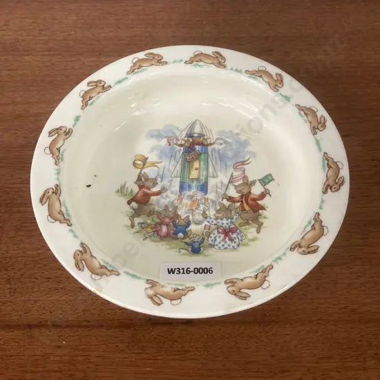 Royal Doulton Bunnykins 'Rocket Ship' Bowl, 15.5cm