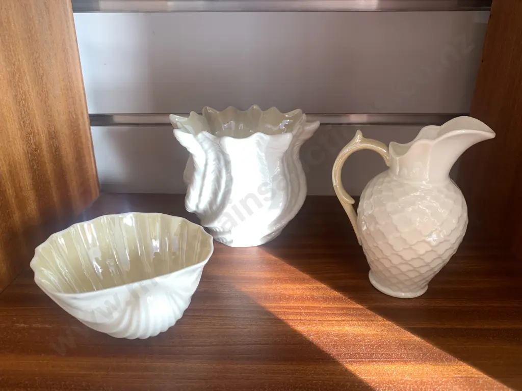 Belleek Items x 3 Image 1++