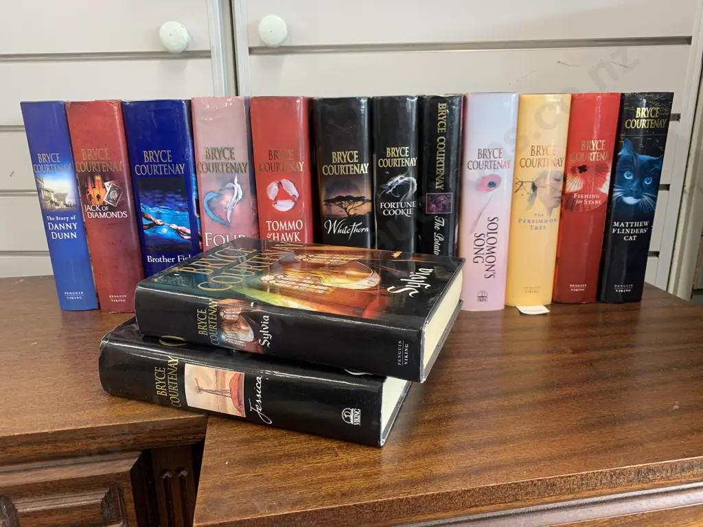Shelf Lot Of Bryce Courtenay Books Image 1++
