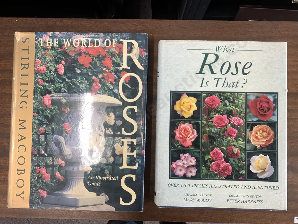 Coffee Table Books x2 What Rose Is That? & The World Of Roses Image 1++
