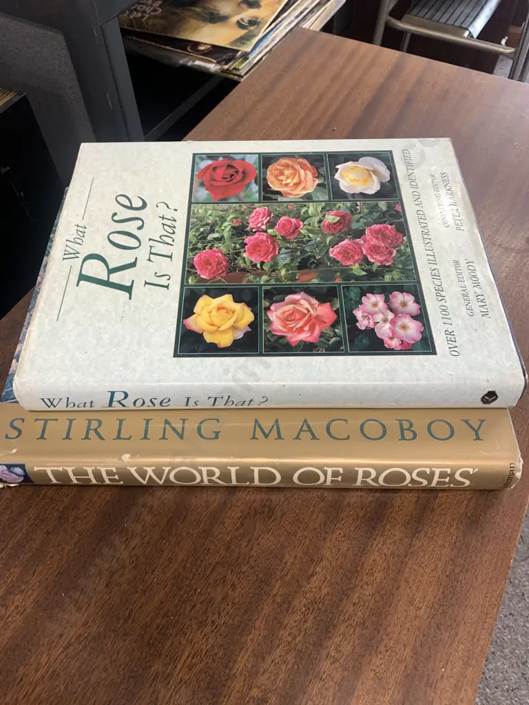 Coffee Table Books x2 What Rose Is That? & The World Of Roses Image 1++