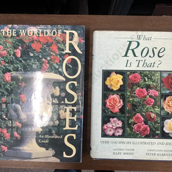 Coffee Table Books x2 What Rose Is That? & The World Of Roses