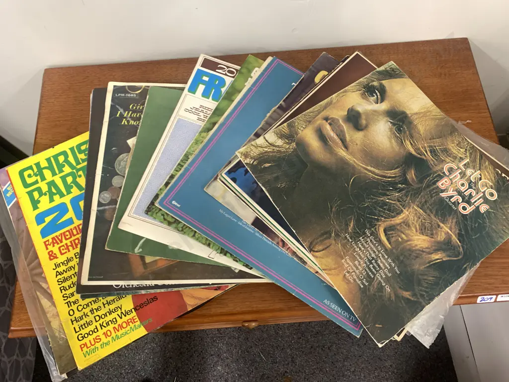 Selection of Vintage LPs, Charlie Pride, ABBA, Dudley Moore Etc Image 1++