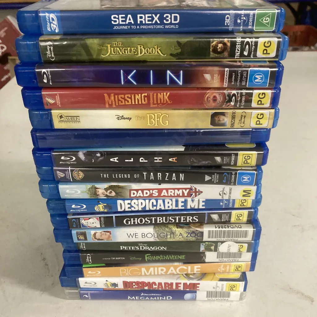 Blu-rays  x 17, BFG, Missing Link, Kin, Dads Army, Tarzan Etc Image 1++