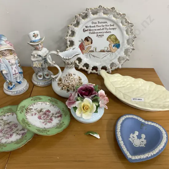 Assortment Of China Items Including Wedgewood, Gainsborough Etc