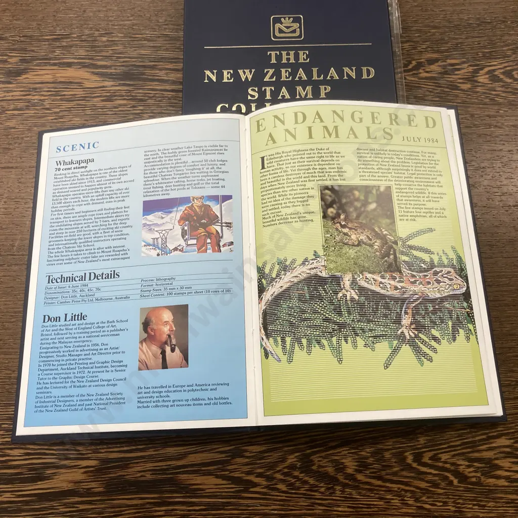 The New Zealand Stamp Collection 1984, Special Collectors Edition, A Collection Of All The Stamps Issued By NZPO In 1984 Image 1++