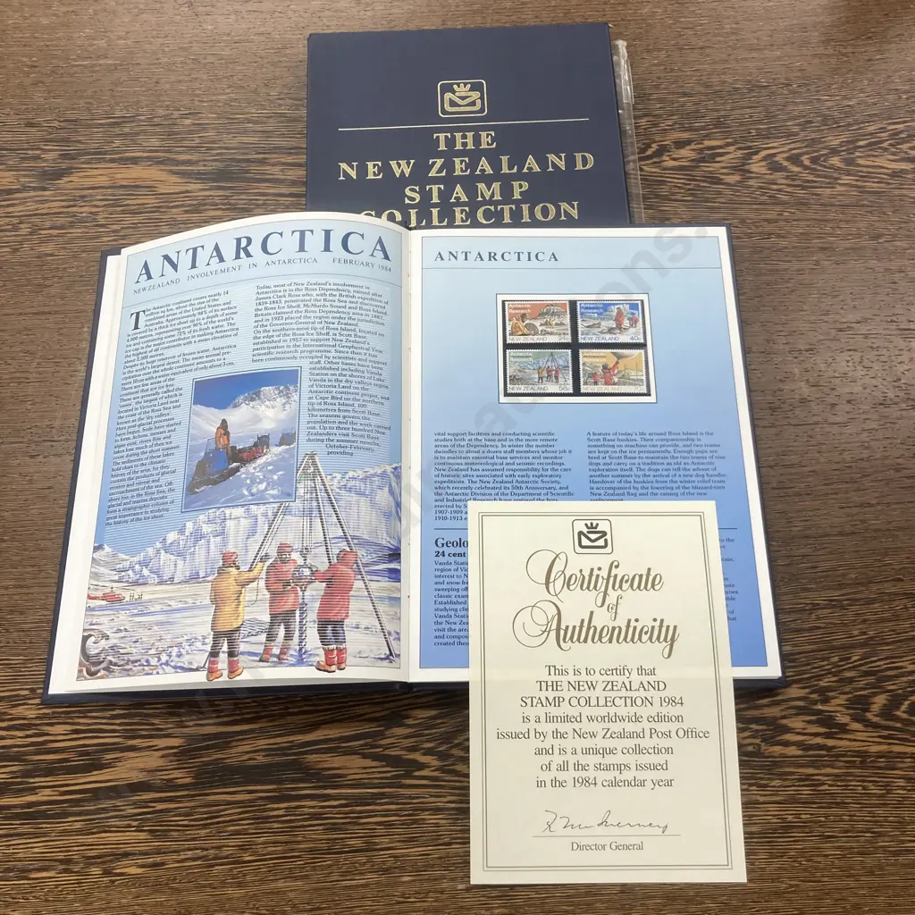 The New Zealand Stamp Collection 1984, Special Collectors Edition, A Collection Of All The Stamps Issued By NZPO In 1984 Image 1++