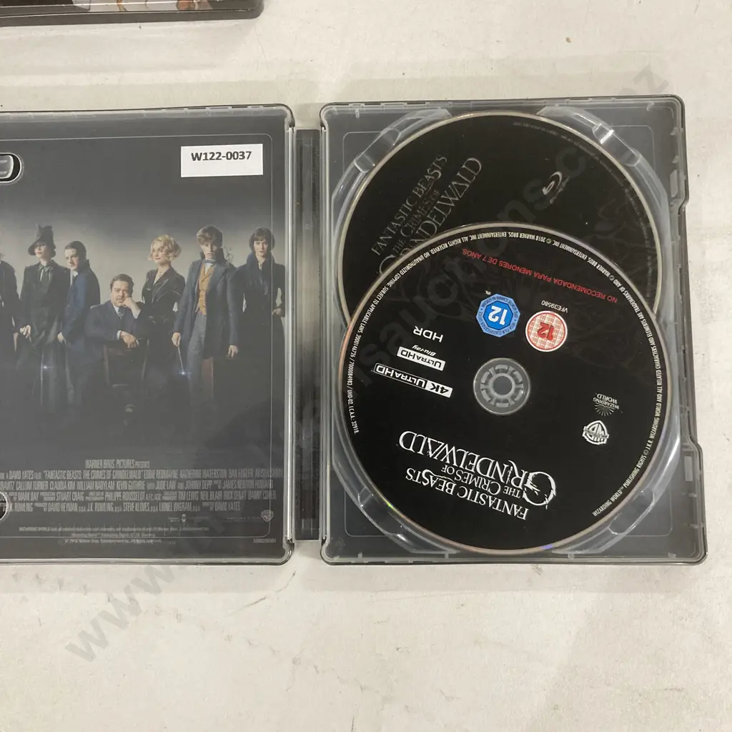 4K UltraHD & Blu-Ray Steelbooks x 4, Fantastic Beast Crimes Of Grindlewald, Alita, Rampage & Incredibles 2 Image 1++