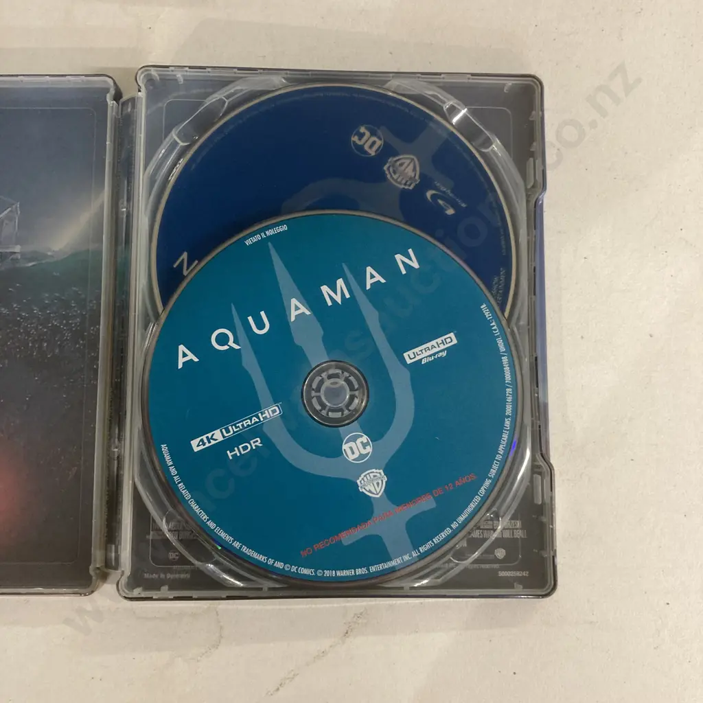 4K UltraHD & Blu-Ray Steelbooks x 3, Captain America, Aquaman & Tomb Raider Image 1++