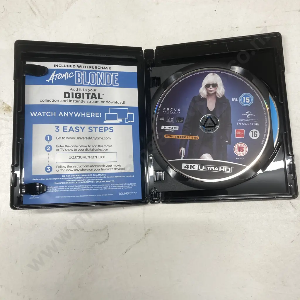 4K UltraHD & Blu-Ray x 3, MI Fallout Collectable Steelbook, Cold Pursuit (Sealed), Atomic Blonde Image 1++