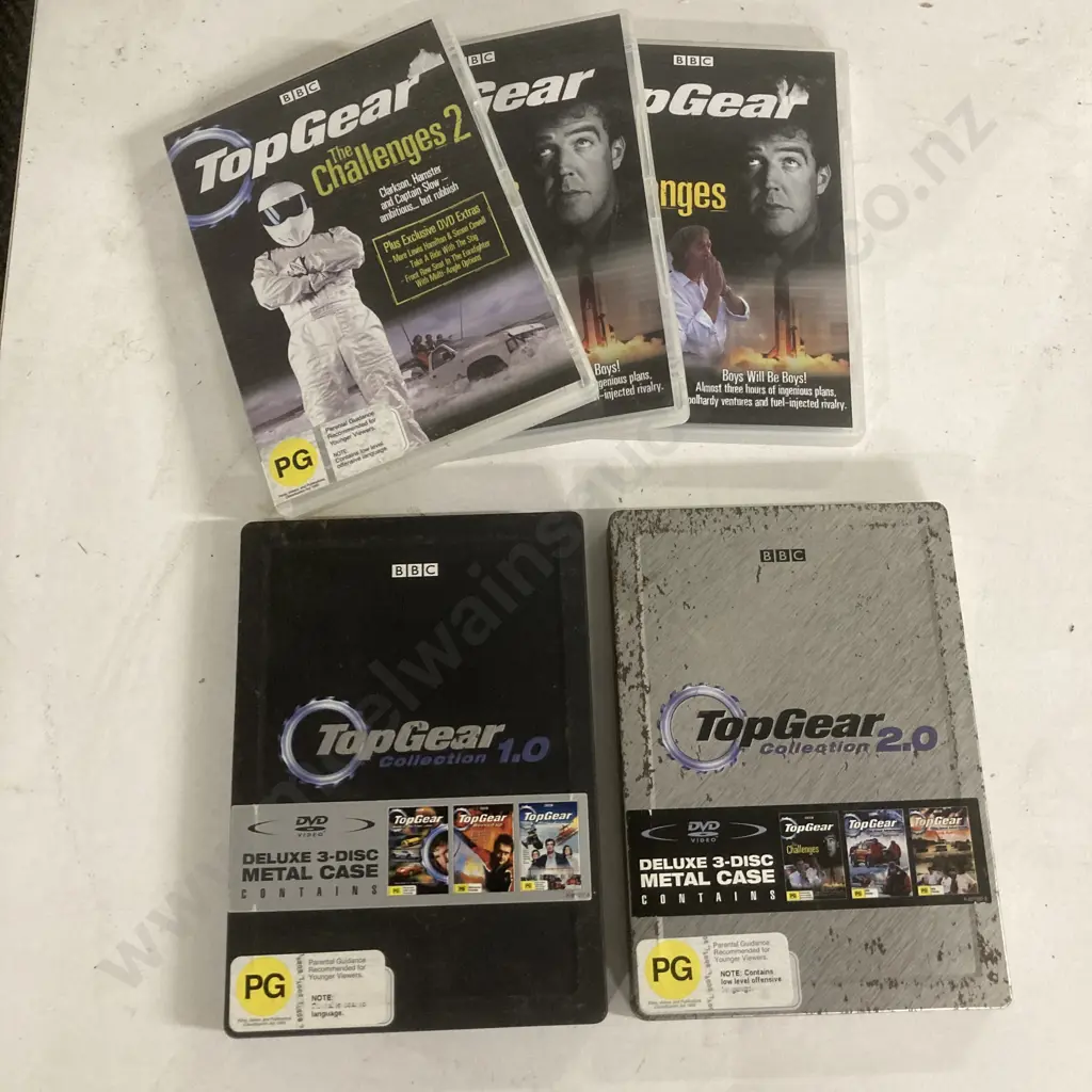 Top Gear Collections 1.0 & 2.0 In Steel Cases, The Challenges & The Challenges 2 Image 1++