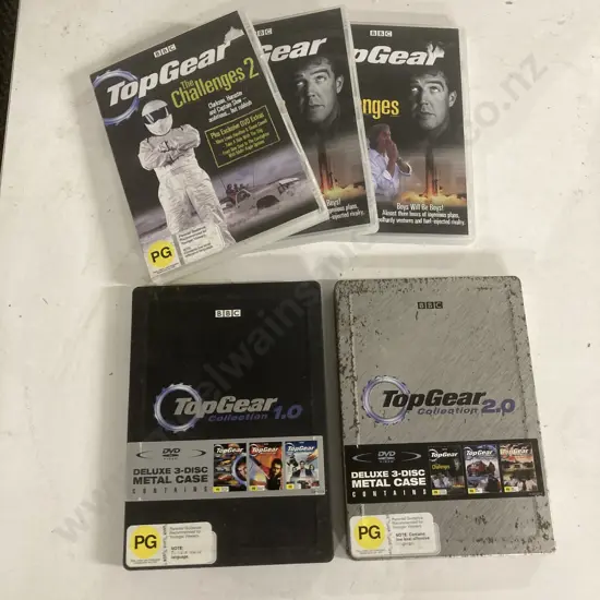 Top Gear Collections 1.0 & 2.0 In Steel Cases, The Challenges & The Challenges 2