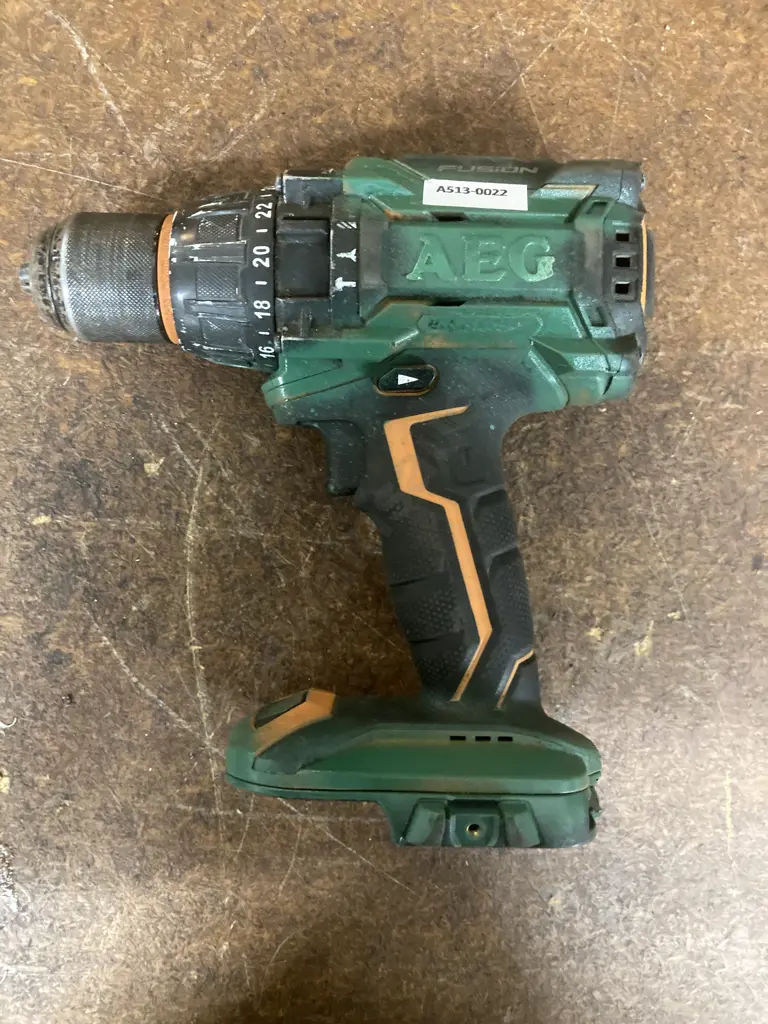 AEG 18V Fusion Brushless Heavy Duty Hammer Drill Painted Green Image 1++