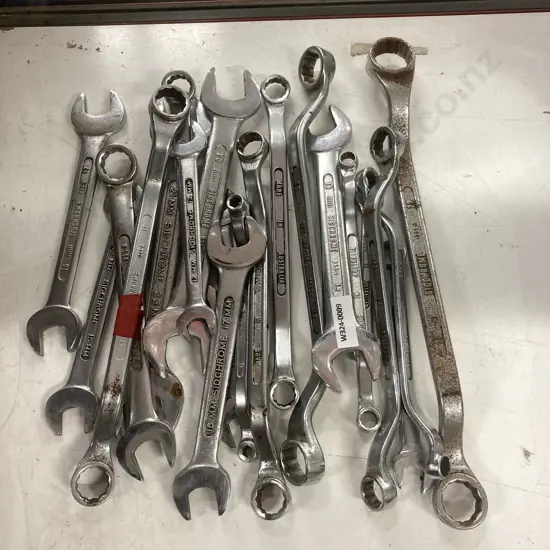Lot of 21 Sidchrome Spanners - Metric