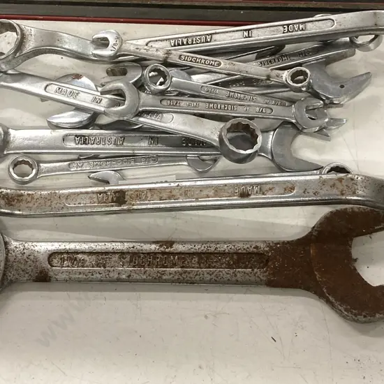 Lot of 14 Sidchrome Spanners - AF