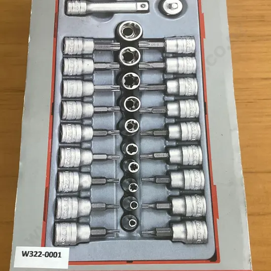Teng Tools 30 Piece 1/4 and 3/8 Inch Drive TX TPX TX-E Set TTTX30