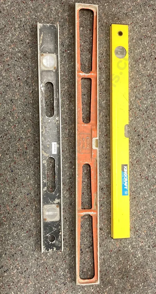 Builders Levels x 3, Great Neck (USA), Rabone No1146, Kingcraft Image 1++