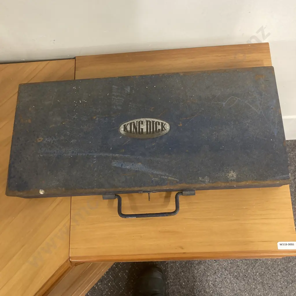 Vintage King Dick Socket Set Steel Case With Assorted King Dick, Sidchrome Etc Sockets Image 1++