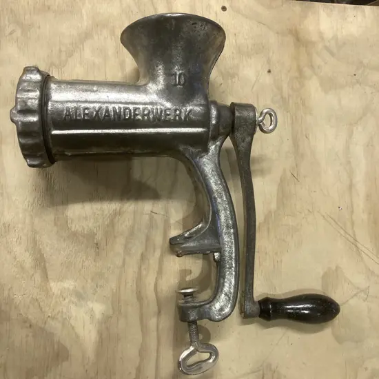 Alexanderwerk German "10" Hand Mincer