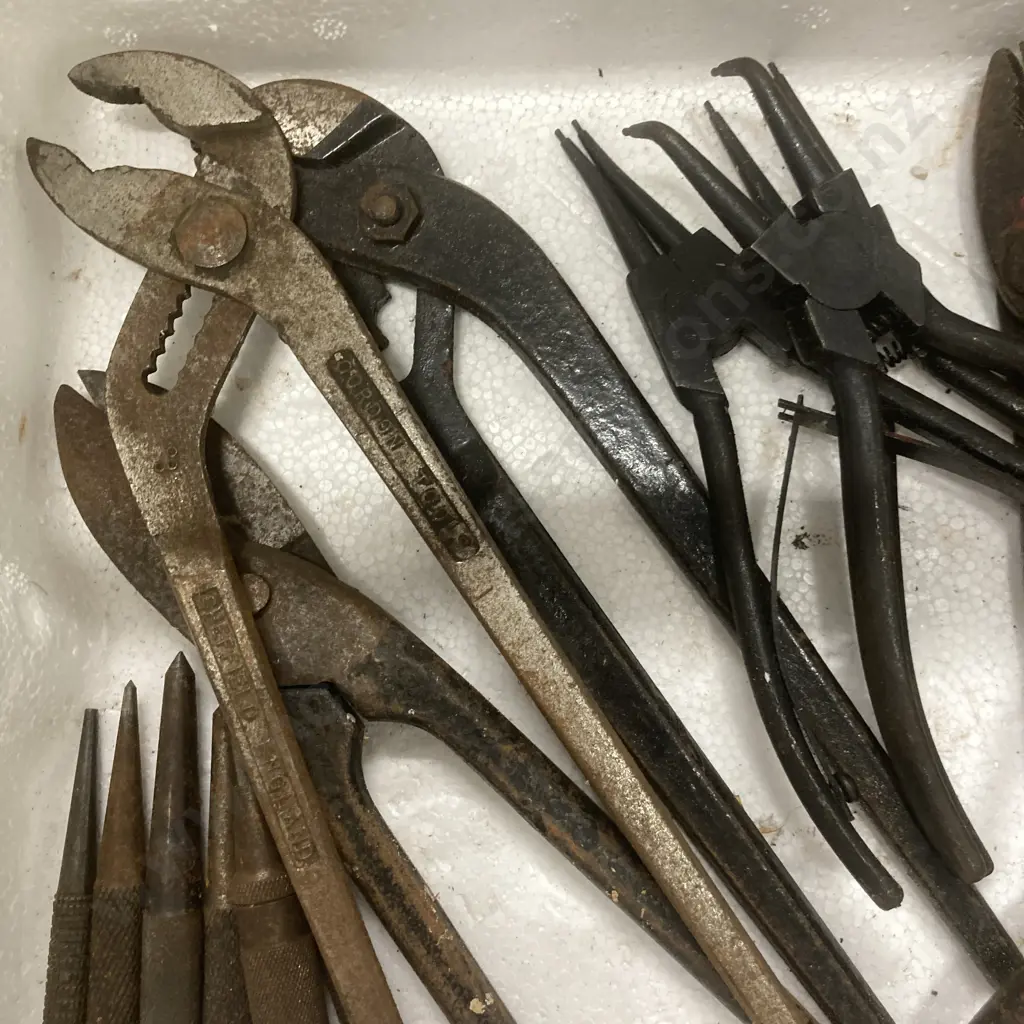 Box Lot Vintage Tools, Reform Spanners, Gordon & Sidchrome Tools Etc Image 1++