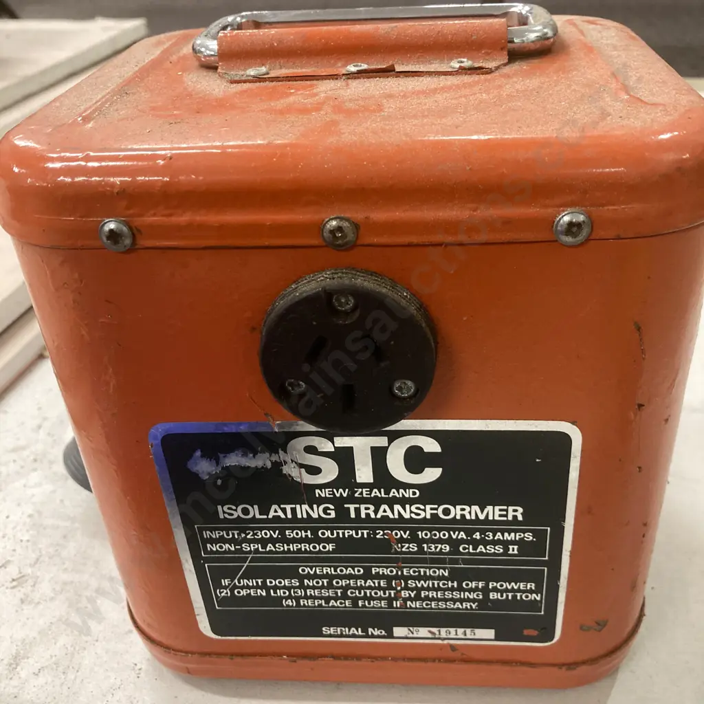 Millers Falls 1/2" Electric Drill (4125A), XU1 Jigsaw, STZ New Zealand Isolating Transformer Image 1++