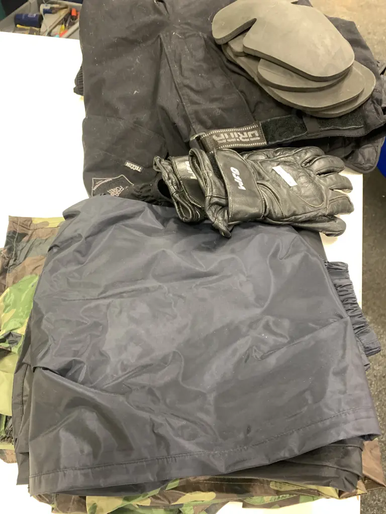 Wet Weather Gear, Size Small, Nibo Pants, Size NXL & Gloves Image 1++