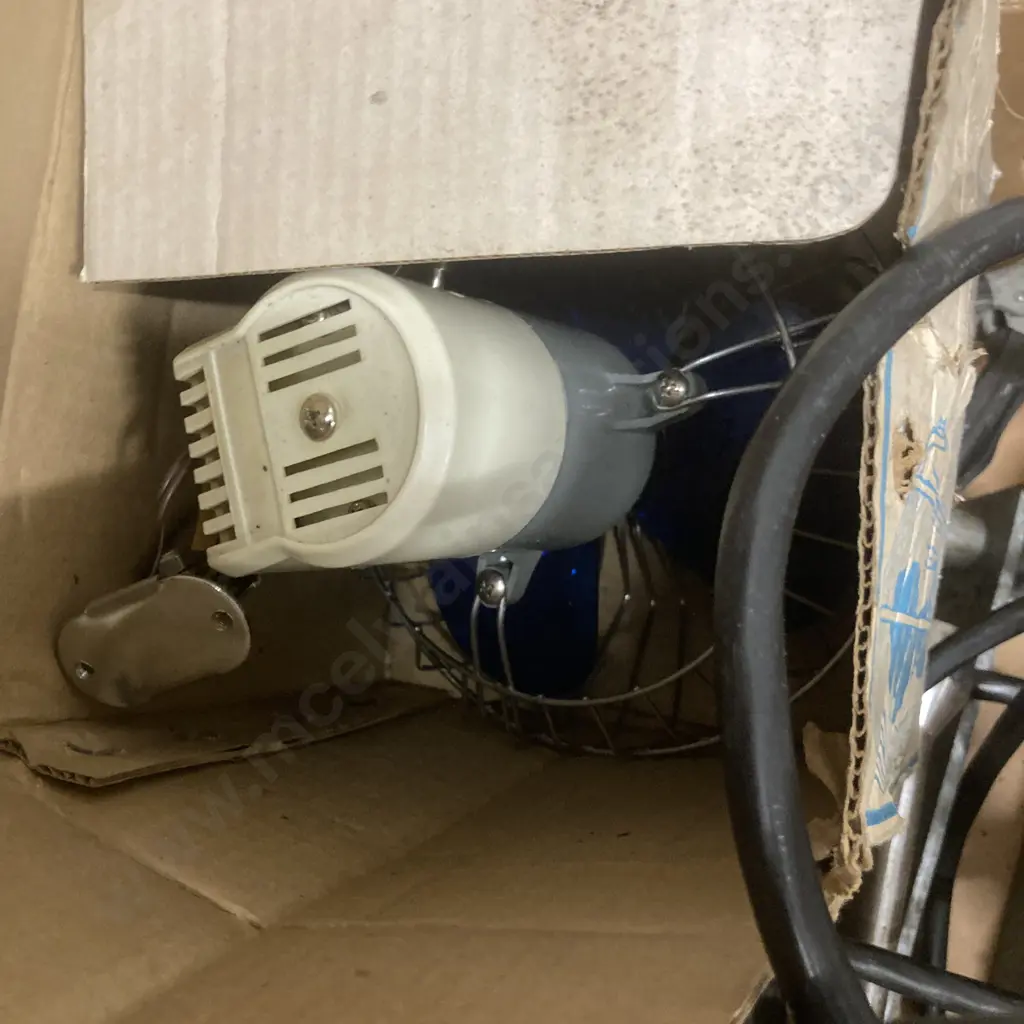 Box Lot 12V 6" Fan, Jumper Leads, Stainless U Bolts, Etc Image 1++