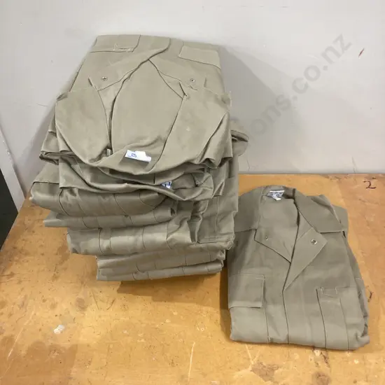 Twelve x Sz9R Workwear (NZ Made) Dome Front Cotton Overalls