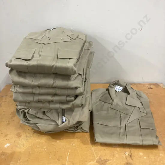 Twelve x Sz8R Workwear (NZ Made) Dome Front Cotton Overalls