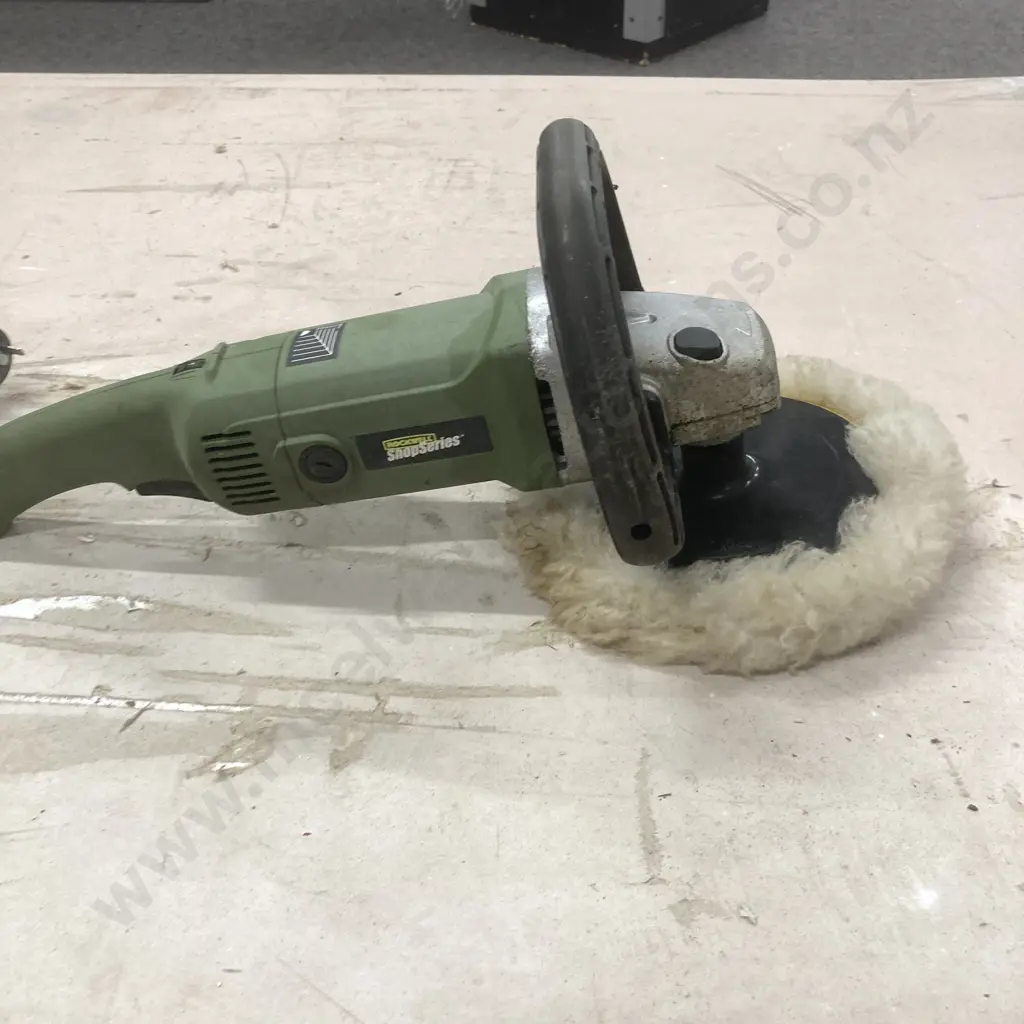 Rockwell Shop Series 1200W Car Polisher With Wool Bonnet, Model RS4900 Image 1++
