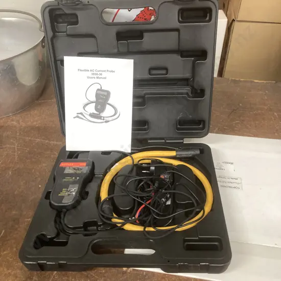 Flexible AC Current Probe 3030-36 In Black Case With Manual