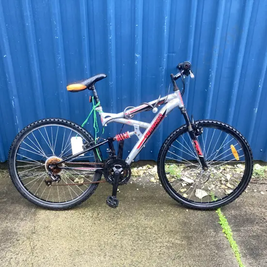 Terrain Bike, Gray / Black / Red Colours