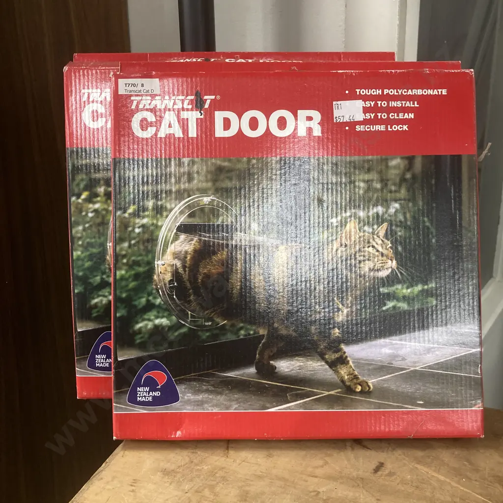 Pair of New Transcat Cat Doors Image 1++