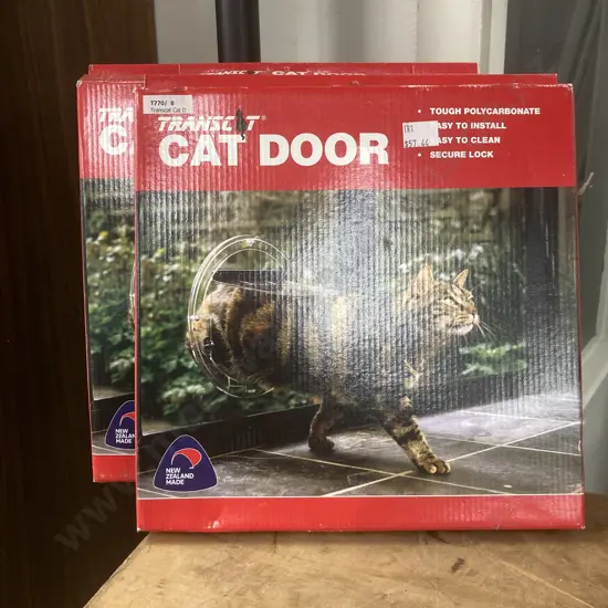 Pair of New Transcat Cat Doors