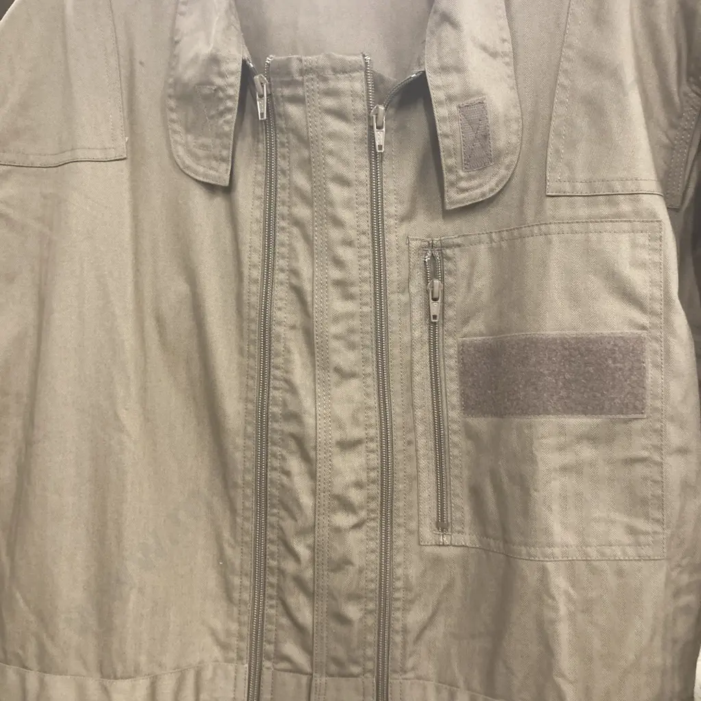 Brown Double Zip Overalls, Talla Sze 3 Image 1++
