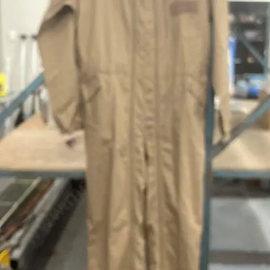 Brown Double Zip Overalls, Talla Sze 3