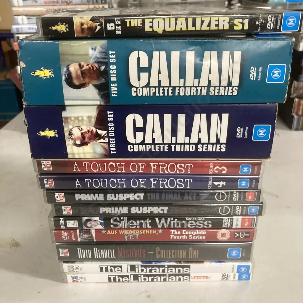Lot of 12 DVDs, Callan, Equalizer, Touch Of Frost, Prime Suspect, AWP, Silent Witness Etc Image 1++