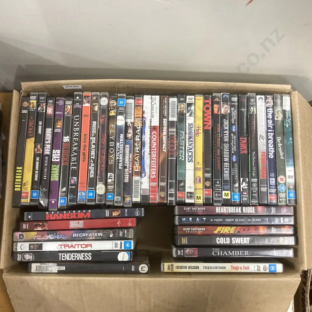 Box Lot of 43 Assorted DVD's Image 1++