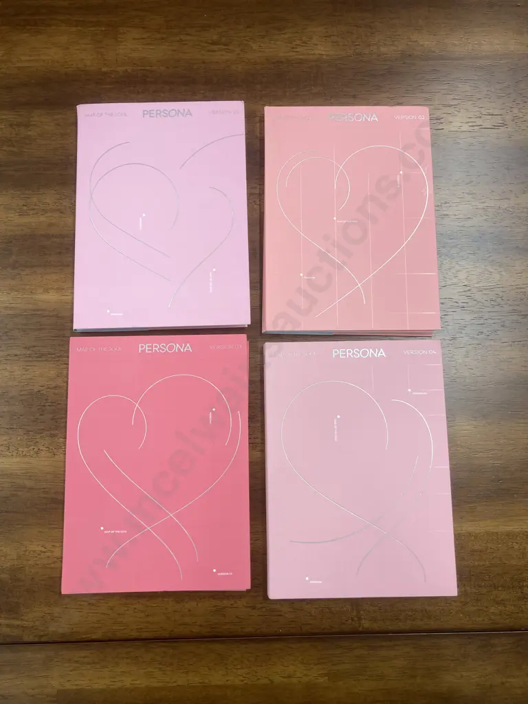 BTS - Map Of The Soul Persona Version 01, 02, 03 & 04 Image 1++