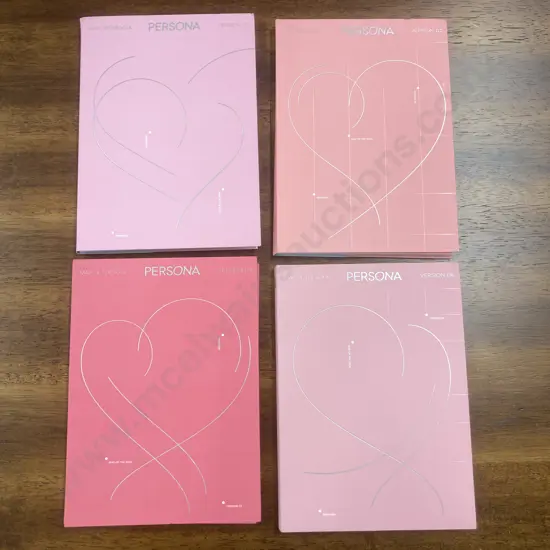 BTS - Map Of The Soul Persona Version 01, 02, 03 & 04