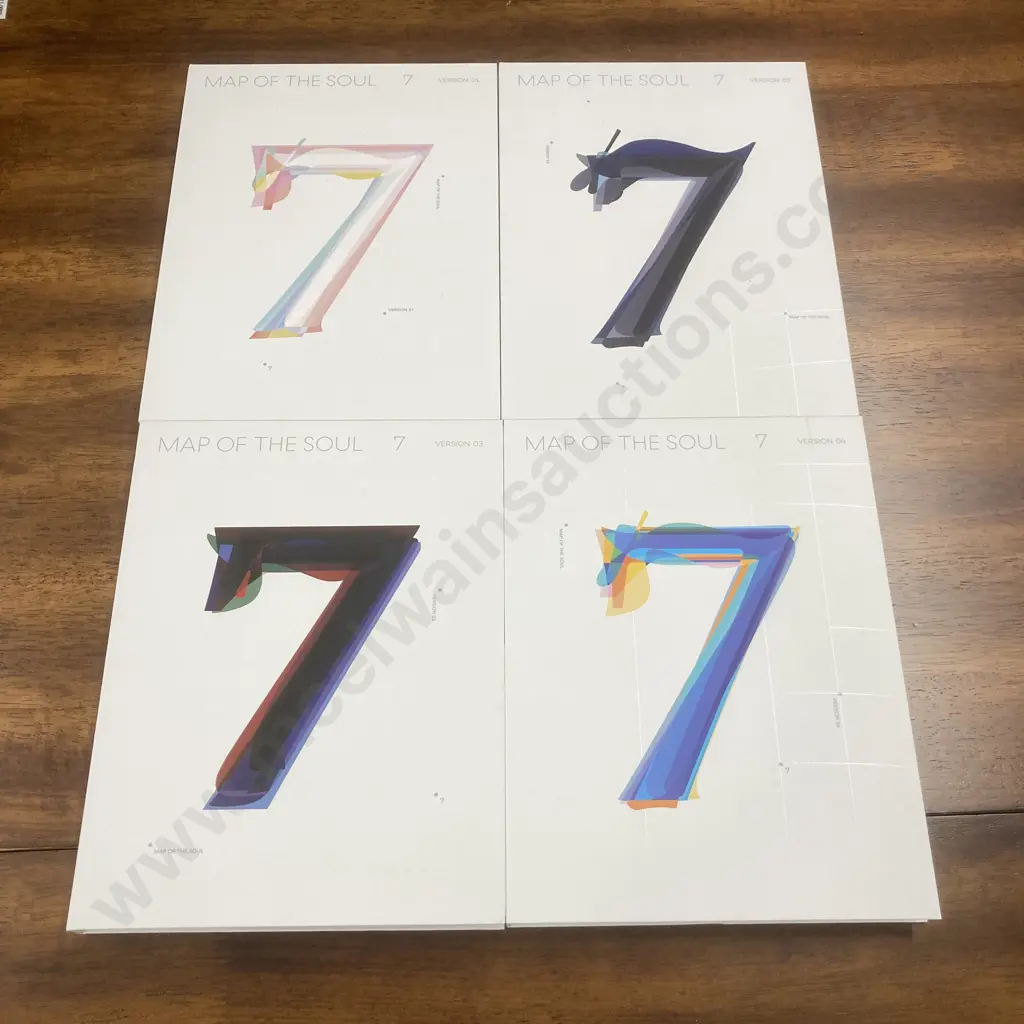 BTS - Map Of The Soul 7 Version 01, 02, 03 & 04 Image 1++