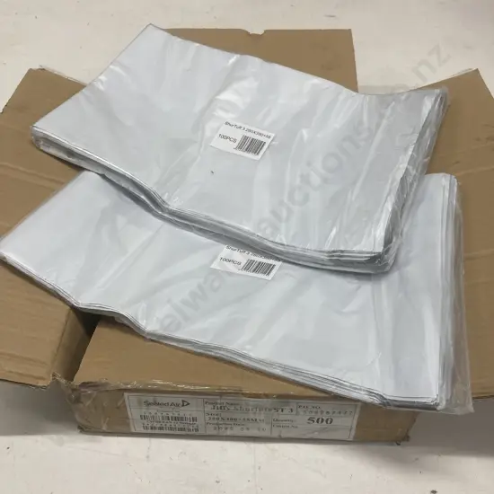 Box of 5 x Packs Of 100 Sealed Air Jiffy Shurtuff ST3 Mailers, 280x380+55mm