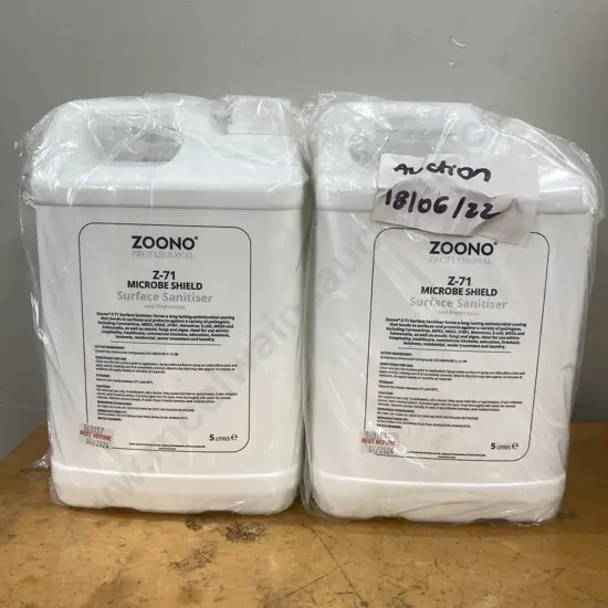 Zoono Professional Z-71 Microbe Shield Surface Sanitiser & Protectant - 2 x 5 Litres
